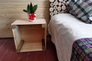 Частная усадьба Дім мандрівника. Эконом двухместный Горница с печкой 4