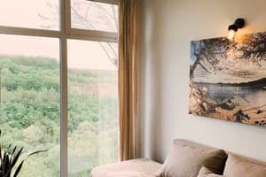 Гостиный двор Родинний Маєток Family Estate. Коттедж двухместный Семейный у каньона (К2) терраса, сауна, бассейн 19