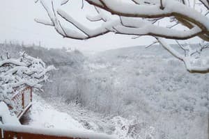 Гостиный двор Родинний Маєток Family Estate. Коттедж двухместный у каньона (К1), терраса, сауна, бассейн. 11